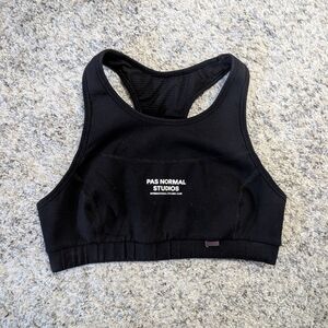 Pas Normal Studios Black Sports Bra